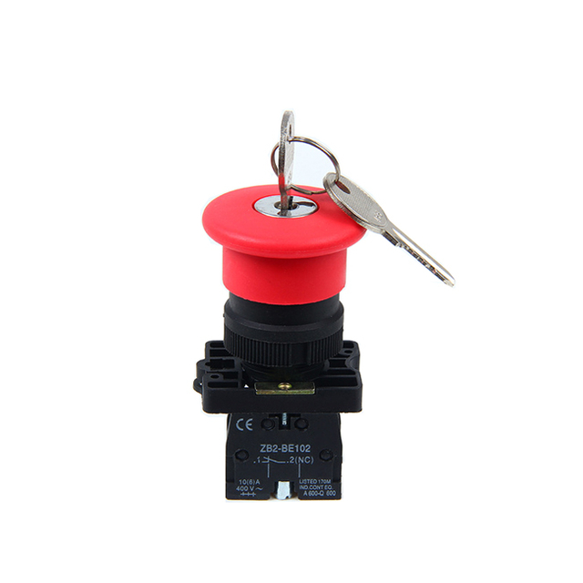 Interruptores de bot&oacute;n pulsador XB2 ES142