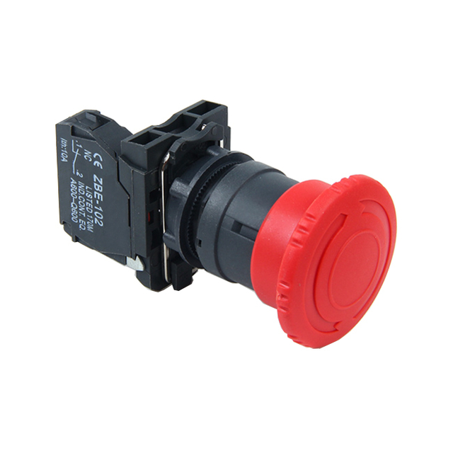 Interruptor de bot&atilde;o de emerg&ecirc;ncia XB5AS542