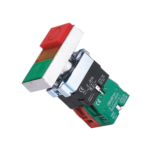 Interruptor pulsador de doble cabezal XB2-BW con luz