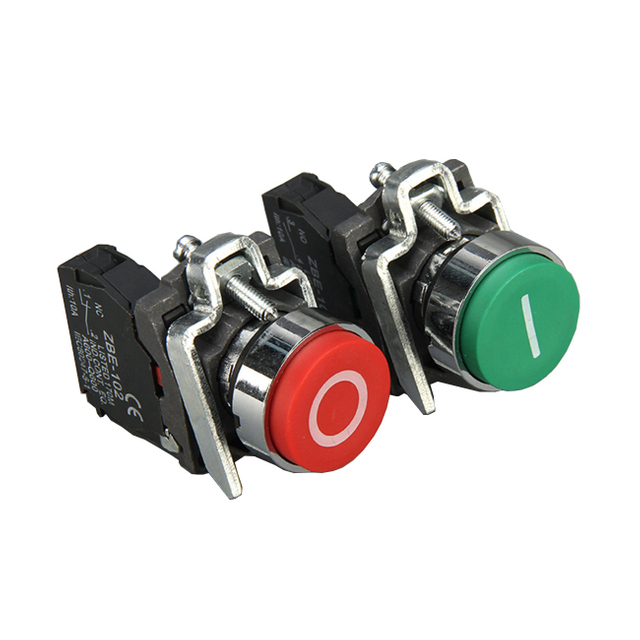 Interruptor pulsador XB4-BA3311 con marca